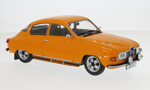 Saab 96 V4 1970 Oranje - 1:18